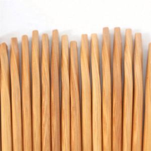 24Cm Eco-Friendly <b>Reusable</b> Gift Custom Logo Print Twist Shape Bamboo <b>Chopsticks</b> for Cooking and Eating - Product Image 5