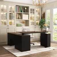 Bureau électrique minimaliste moderne à hauteur réglable avec rangement pour le bureau à domicile et les espaces d'étude