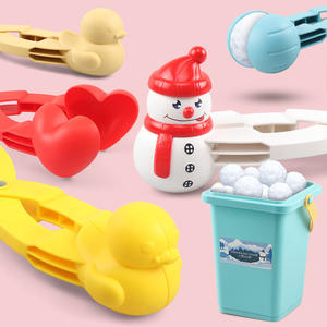 Vente en gros Moule de sable de plage personnalisé en plastique en forme de bonhomme de <span class=keywords><strong>neige</strong></span> Jouet canard <span class=keywords><strong>à</strong></span> pince pour enfants <span class=keywords><strong>Kit</strong></span> de jeu de boules de <span class=keywords><strong>neige</strong></span> coeur - Product Image 4