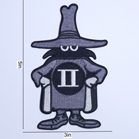 Appliques en tissu brodées personnalisées écologiques à coller au fer pour vêtements et chapeaux