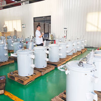 Transformador de Distribución Monofásico Sumergido en Aceite de Alta Tensión JZP 12.47kV/240-480V 100kVA para Montaje en Poste