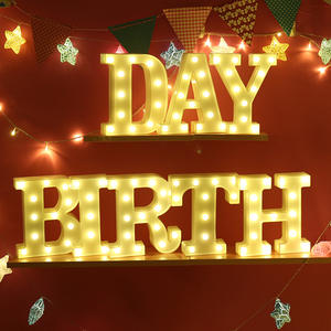 Luces digitales nglish del alfabeto, luces led <span class=keywords><strong>de</strong></span> modelado <span class=keywords><strong>de</strong></span> símbolos para boda y noche, propuesta <span class=keywords><strong>de</strong></span> fiesta <span class=keywords><strong>de</strong></span> cumpleaños, luces Ove - Product Image 3