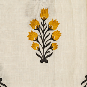 Sérigraphie en tissu de lin de coton imprimé de fleurs avec motif de fleurs pour la fabrication de robes rideau serviettes couverture de Table - Product Image 1