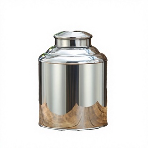 Recipiente Hermético para Té de Acero Inoxidable Zhenneng, Personalizable, 1000g, Diseño Moderno, para Almacenar Té en Hojas Sueltas - Product Image 2