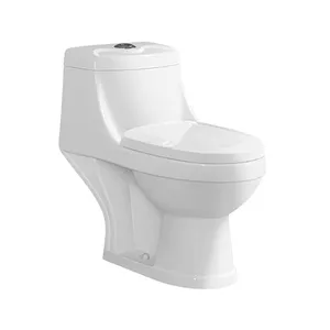 Modern China Water Closet 1 Piece Floor Mounted Toilet Bowl Bathroom WC Ceramic Toilet Sanitary Ware