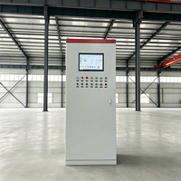 Gabinete de Control de Automatización Industrial, Gabinete PLC Programado a Medida con Inversor y Pantalla Táctil, Acero, 380V, IP65