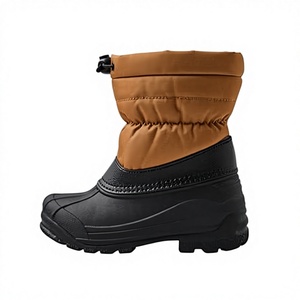 Nouvelles bottes de neige mi-mollet pour hommes, style Y2K, en fausse fourrure de renard et de raton laveur, pour l'hiver, transfrontalières Europe-Amérique, Libi, chaudes et durables - Product Image 1