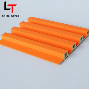 LT Hot Sale Co-extrusion Alternative Slat 3D Laminate WPC Fluted Wall <b>Panel</b> Vinyl <b>Acoustic</b> Wood Plastic Composite Interior Decor - Product Image 6