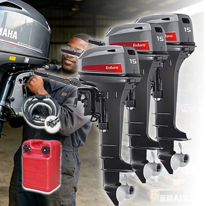 New Hot Sale 2 Stroke 15-40HP Gasoline <b>Motor</b> <b>Boat</b> Engine Manual Tilt Start Style - Product Image 2