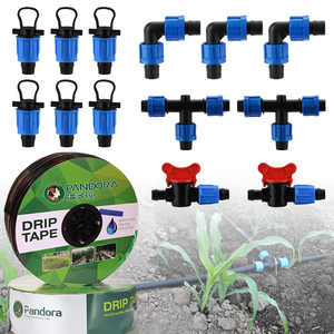 Ruban d'irrigation goutte à goutte en plastique de 16mm <span class=keywords><strong>goutteur</strong></span> plat automatique <span class=keywords><strong>2L</strong></span>/<span class=keywords><strong>H</strong></span> débit résistant aux UV maison et ferme irrigation économiseur d'eau - Product Image 2
