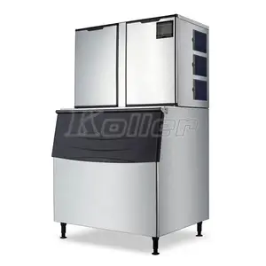 Comercial directo de fábrica usado 150Kg 180Kg 220Kg Capacidad 680KG por día Máquina de hacer hielo en cubitos grandes a la venta