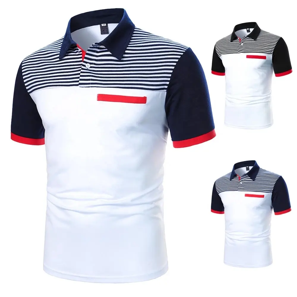 Vêtements pour hommes grande taille 100% coton T-shirt lourd avec logo personnalisé tenue polos de hombre moda 2023