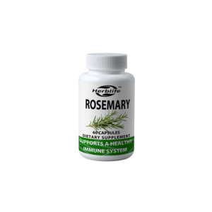 Extrait de romarin OEM/ODM, 60 capsules pour 30 portions par flacon |   Complément alimentaire à base d'extrait de feuille de romarin végétalien, sans gluten, sans OGM - Product Image 1