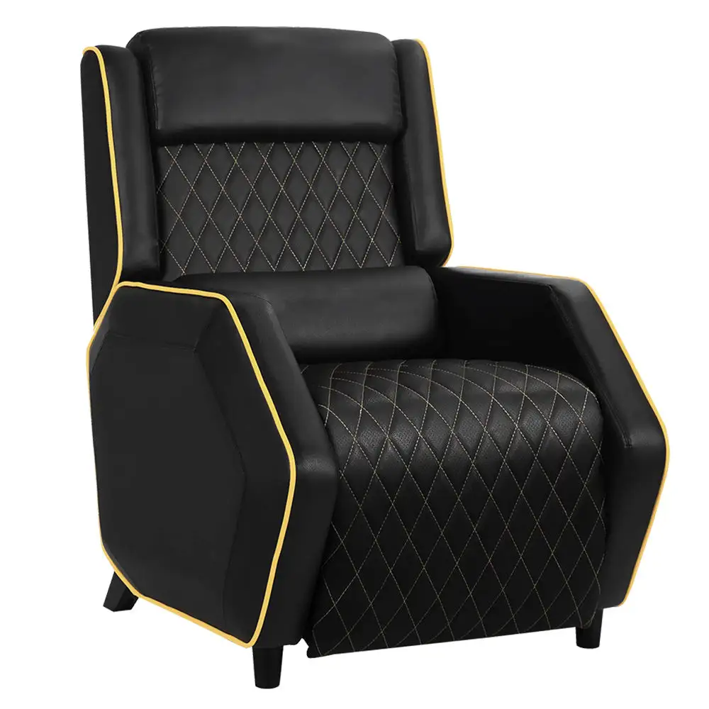 Custom One-Seater Moderne Woonkamer Sofa Set Lederen Fauteuil Opblaasbare Feature Hot Sale Pvc Massage Gaming Stoel Stof