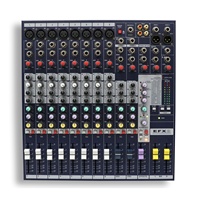 Console de mixage musicale haut de gamme EFX8/EFX12/EFX16 8/12/16 canaux avec 32 DSP/48V Phantom/2 AUX/EQ 3 bandes avec balayage des fréquences moyennes