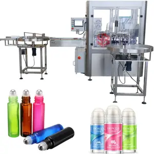 YB-YX4 Automatic Fragrance Essential Oil Bottle Deodorant Stick Roll On Filling Machine