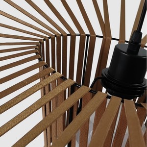 Luminaire suspendu Jian Kexing Vertigo YY-15 en métal noir, design artistique, salon, chambre à coucher, style nordique, lampe de plafond - Product Image 2