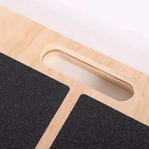 Gym antidérapant exercice <span class=keywords><strong>cheville</strong></span> équilibre squat rampe réglable professionnel en bois mollet civière planche inclinée - Product Image 2