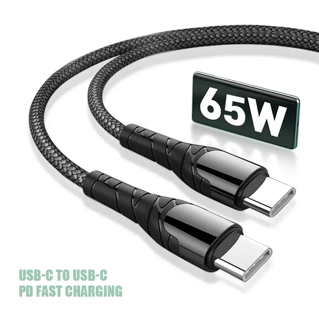 LDNIO LC101 USB Type C Cable 1M 2M 3M Fast Charging Type-C Cable for Multi Mobile Devices