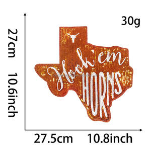 <span class=keywords><strong>Parches</strong></span> Bordados <span class=keywords><strong>con</strong></span> Lentejuelas de Texas <span class=keywords><strong>con</strong></span> <span class=keywords><strong>Pegamento</strong></span> Termoadhesivo en Existencia <span class=keywords><strong>para</strong></span> <span class=keywords><strong>Ropa</strong></span>, Logotipo de Equipo Deportivo, <span class=keywords><strong>Parches</strong></span> Termoadhesivos de Fieltro de Texas Hechos a Mano - Product Image 3