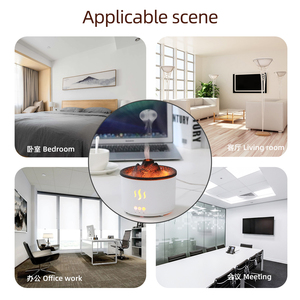 Cf bán Hot núi lửa hương thơm defuser 500ml Mini khói vòng lửa ngọn lửa Núi Lửa không khí tạo độ ẩm khuếch tán với từ xa - Product Image 6