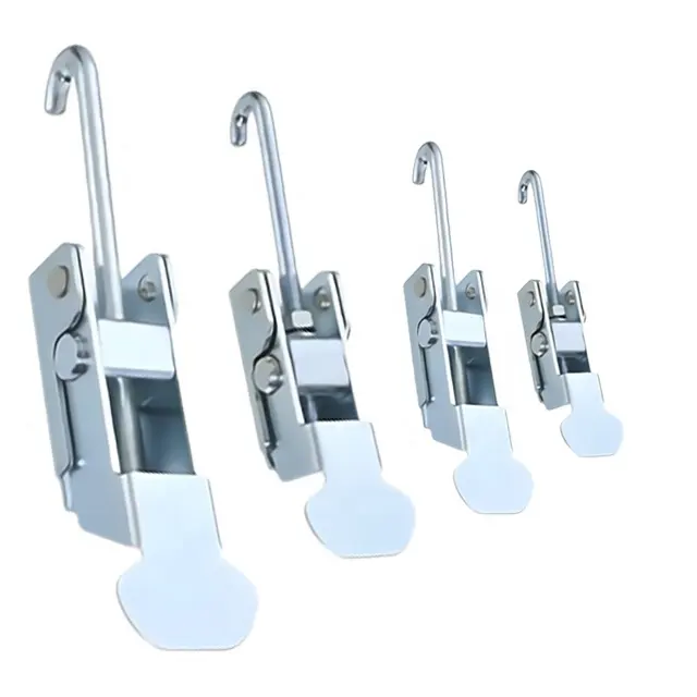 Stainless Steel Toggle Cooler Draw Spring Loaded Adjustable Toggle Clamp Flush Pull Latches Lock Toggle Latch