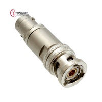 Connecteur coaxial droit ADBJ20-E2-PL75, adaptateur RF BNC vers TRB Twinaxial ADBJ20E2PL75 à suspension libre