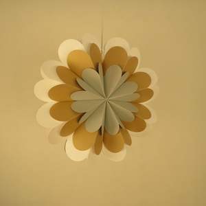 Mode simplicité décoration de la maison artisanat grandes fleurs <span class=keywords><strong>en</strong></span> papier 3D lanternes <span class=keywords><strong>Origami</strong></span> - Product Image 3