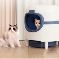 Tour pour chat en bois massif intégrée, griffoir vertical, nid pour chat peu encombrant, capsule spatiale, plateforme de saut, mobilier pour animaux de compagnie