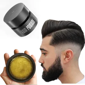 Crea il tuo marchio di capelli lisci e setosi naturali dell'onda dei capelli di oliva senza prodotti pomata in scaglie