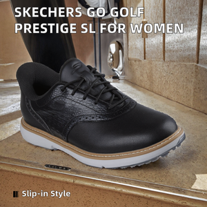 Chaussures <span class=keywords><strong>de</strong></span> <span class=keywords><strong>golf</strong></span> Slip-ins <span class=keywords><strong>Go</strong></span> <span class=keywords><strong>Golf</strong></span> Prestige SL_123126 pour hommes, taille US 8, respirantes, doublure en mesh, dessus en cuir véritable, semelle extérieure en caoutchouc - Product Image 2