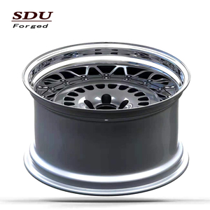 <span class=keywords><strong>Jantes</strong></span> à lèvres forgées professionnelles, roues personnalisées, brillantes, brillantes, 2 pièces, <span class=keywords><strong>jantes</strong></span> de voiture à plateau profond avec écrous dorées pour mb - Product Image 5