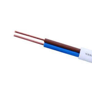 كابل نحاسي نقي للبيع المباشر من المصنع، سلك ثنائي القلب BVVB 1.5/<span class=keywords><strong>2</strong></span>.5/4/6 مم مربع، معزول ومغلف بالبولي فينيل كلوريد، كابل مزدوج مع أرضي - Product Image 2