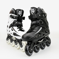 Patins à roulettes professionnels EACH Speed Freestyle Slalom 4 roues pour adultes