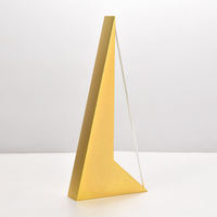 Trophée en cristal personnalisé, léger, écologique, poli et gravé, grand format, vente directe