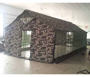 Carpa de Camping de Lona Tipo Safari Grande de Camuflaje Personalizada de 5x10M con Pared Lateral de Pantalla Grande para Zonas Tropicales - Product Image 2