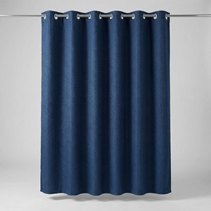 Tissu <span class=keywords><strong>nid</strong></span> <span class=keywords><strong>d</strong></span>'<span class=keywords><strong>abeille</strong></span> 100% polyester 180 GSM, 72*72 pouces, couleurs unies personnalisées, PU TPU, <span class=keywords><strong>rideau</strong></span> de <span class=keywords><strong>douche</strong></span> pour la maison et l'hôtel - Product Image 1