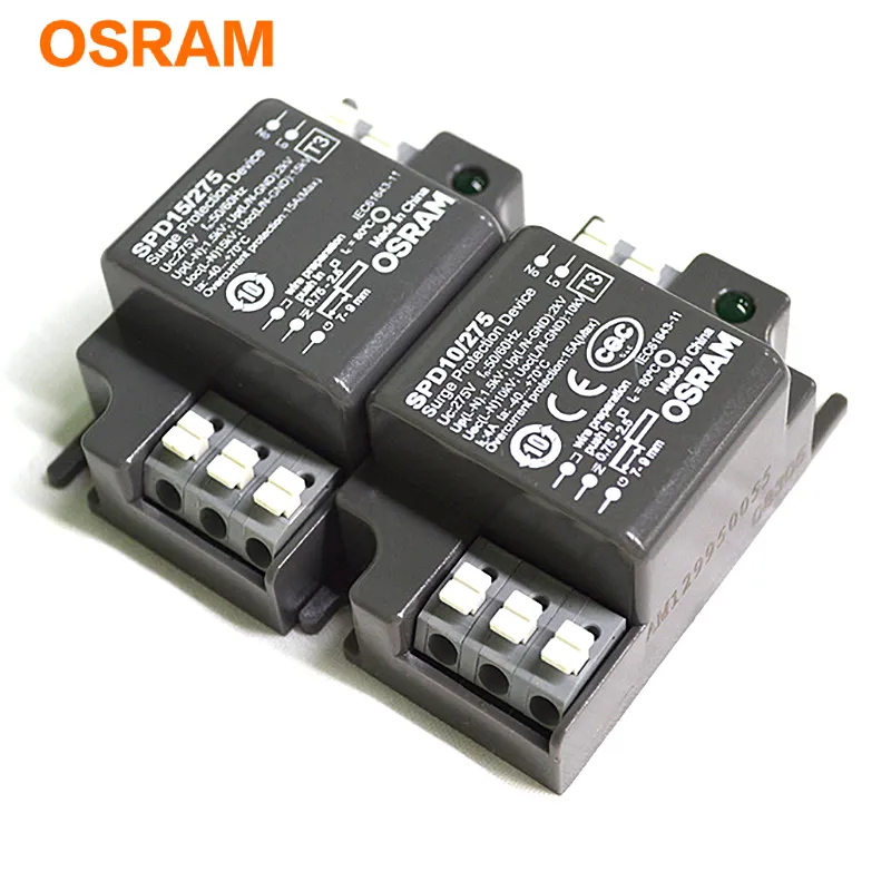 Osram- LED Surge Protection Device SPD SPD10/15P5 10 kV/7.5 kA 15 kV / 10 kAfor All Outdoor Lighting Applications