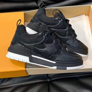 Série de skateboards classiques, baskets de créateur de haute qualité, en cuir, semelle épaisse, chaussures de skate originales de marque exquise - Product Image 4