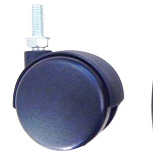 50 MM Twin 2-Zoll schwarz Nylon Möbel Lenkrad 30 kg Lade kapazität für Bürostuhl & Sofa Kranken häuser aus Kunststoff PP - Product Image 2