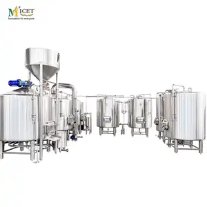 MICET बियर पक शराब की भठ्ठी उपकरण बनाने शिल्प बियर 8bbl brewhouse टैंक के लिए बिक्री
