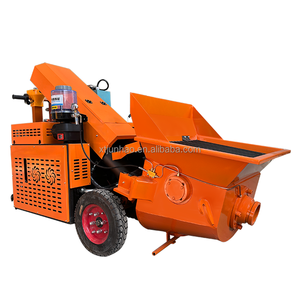 Máquina das bombas concretas para a argamassagem diesel da bomba 20M do motor alto portátil hidráulico do misturador Conele-máquinas de bombeamento concretas 60M - Product Image 1