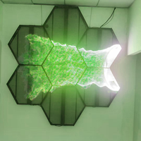 Usine P3.91 Led écran Transparent affichage 1000*1000mm couleur Led écran intérieur électronique publicité écran verre fenêtre