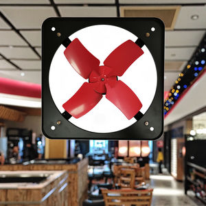 Ventilateur de ventilation industriel électrique de conception carrée métallique fixé au mur avec l'échappement de <span class=keywords><strong>grille</strong></span> OEM/ODM supportant le roulement à billes - Product Image 5