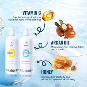 Champú y Acondicionador 2 en 1 con Aceite de Argán y Miel, Personalizable con Logotipo, Orgánico, Hidratante, Suavizante, Voluminizador, con Vitamina C, Nutritivo para el Cuidado del Cabello - Product Image 3