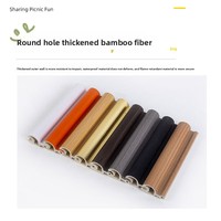 Panneaux de grille rotatifs en PVC, motif grain de bois moderne, forme arquée, cylindrique, semi-circulaire, gaufré, vente en gros fabricant
