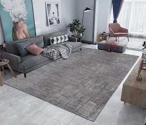 Tapis de sol géométrique moderne style nordique, grand accessoire doux pour salle d'étude, salon, chambre à coucher, couverture de chevet - Product Image 3
