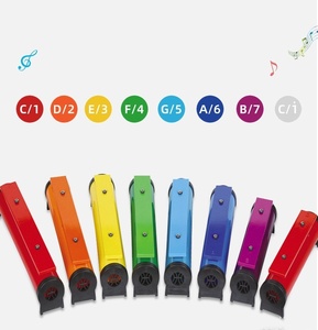 ระนาดโลหะอะลูมิเนียม 8 เสียง สีรุ้ง ของเล่นดนตรีสำหรับเด็ก ของเล่นเสริมพัฒนาการด้านดนตรี - Product Image 2