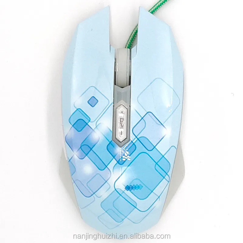 XERGUR High Precision Gaming Mouse LED呼吸ライトUSB 6 Buttons DPI Wired Optical Gamining Mouse