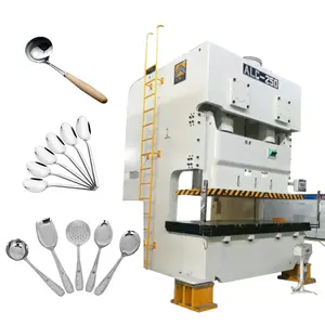 Stainless Steel Cooking Spoons Making Machine 200 Ton Punching Machine Industrial Power Press Pneumatic Punch Mold Die CE